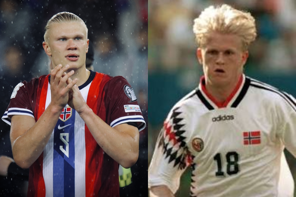 Erling Haaland e o pai, Alf-Inge Haaland