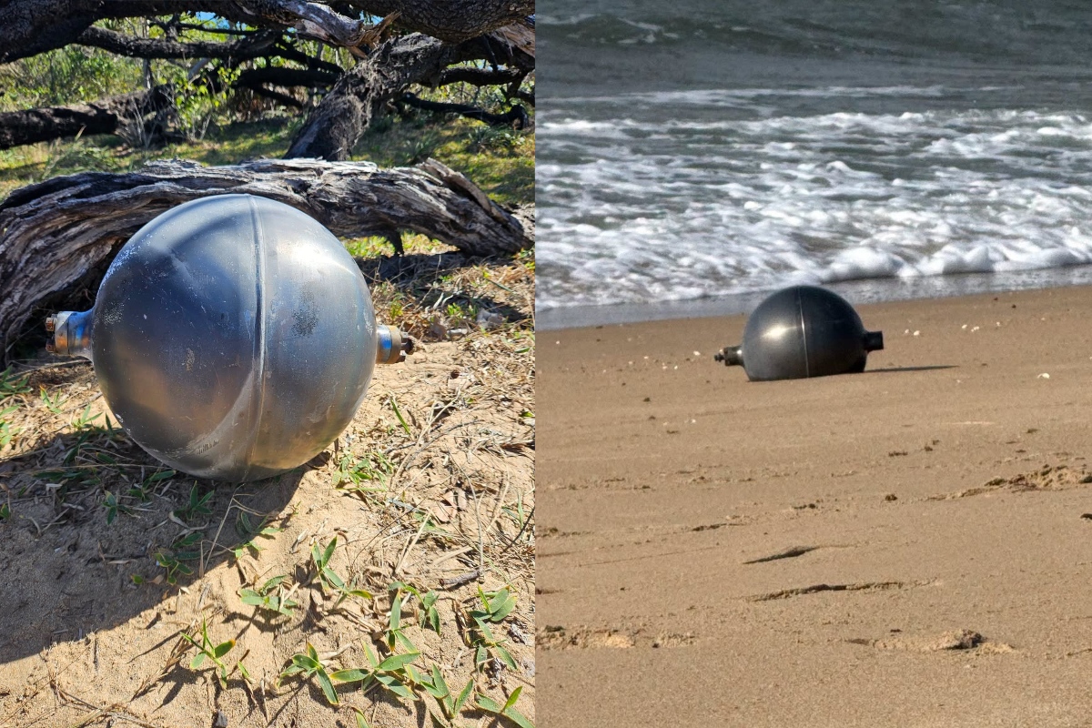 Esferas metálicas aparecem em praia e causam estranheza na Austrália