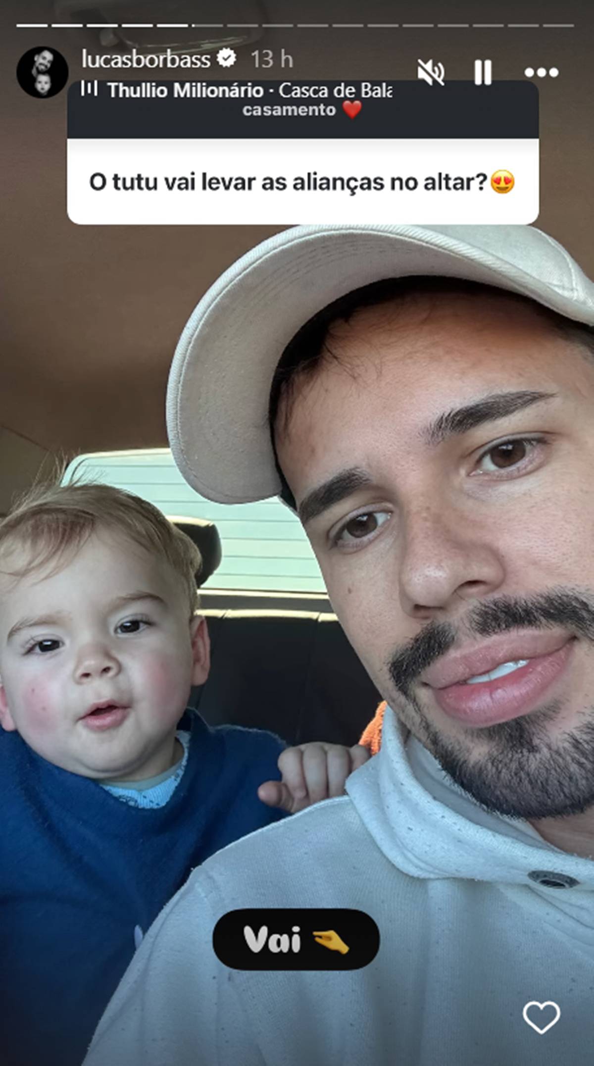 Prestes a casar novamente, Lucas Borbas revelou detalhes sobre a cerimônia e afirmou que o filho de Isabel Veloso vai participar da festa - Metrópoles