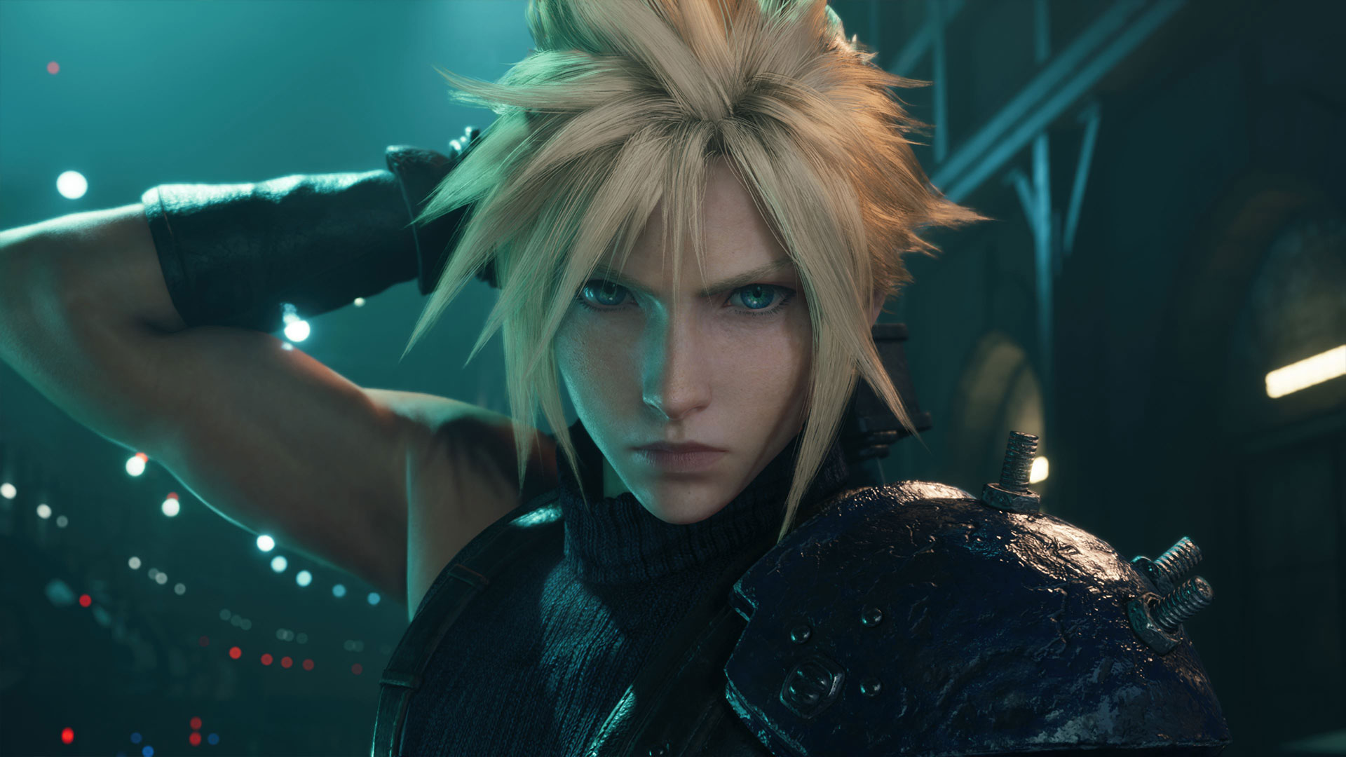 Imagem colorida do personagem principal de Final Fantasy