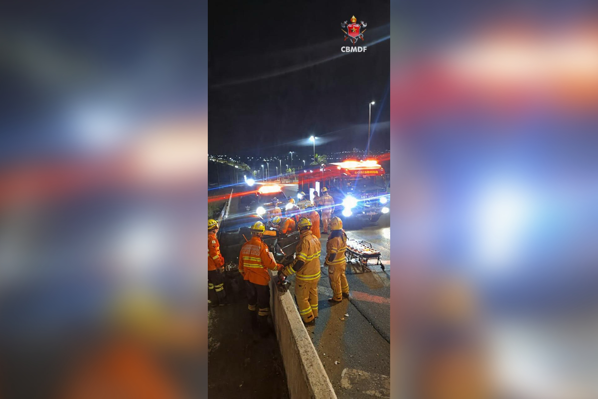 Dupla de Acidentes Choca BR-020 no DF em Intervalo de Horas