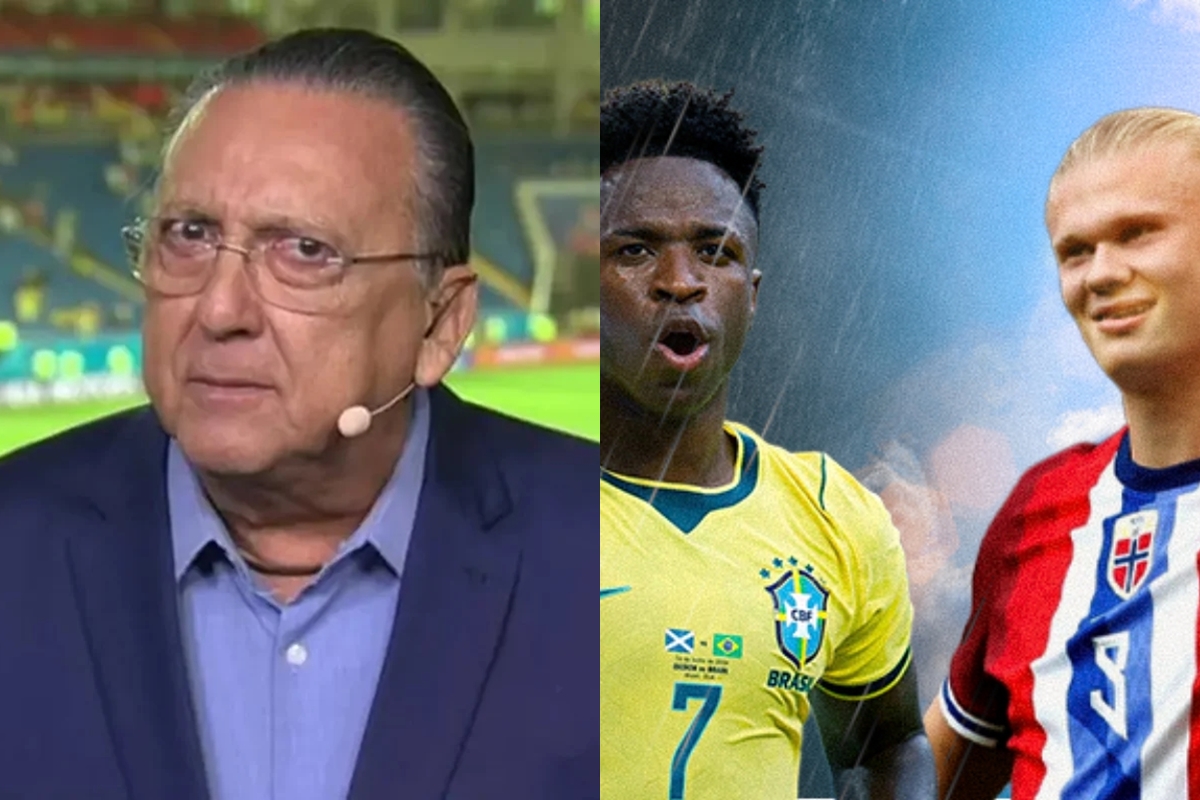 Galvão Bueno dá palpite para Brasil x Noruega: "Encrenca". Vídeo