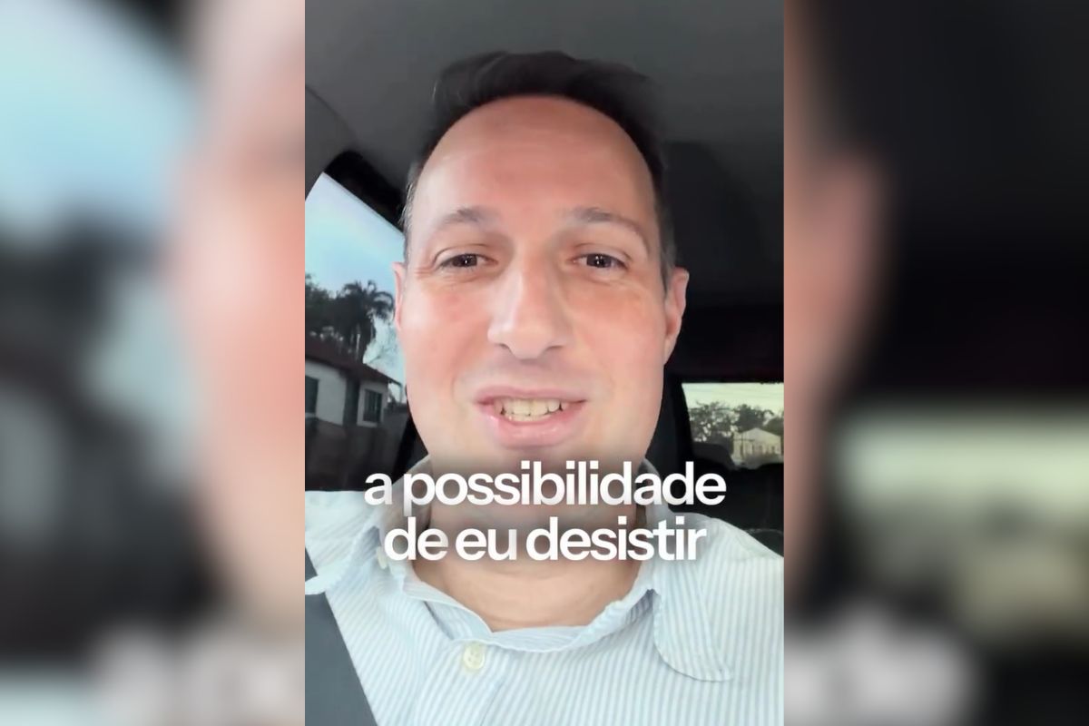 Imagem vinculada ao feed original: “Estão com medo”, diz Derrite ao negar saída da disputa pelo Senado