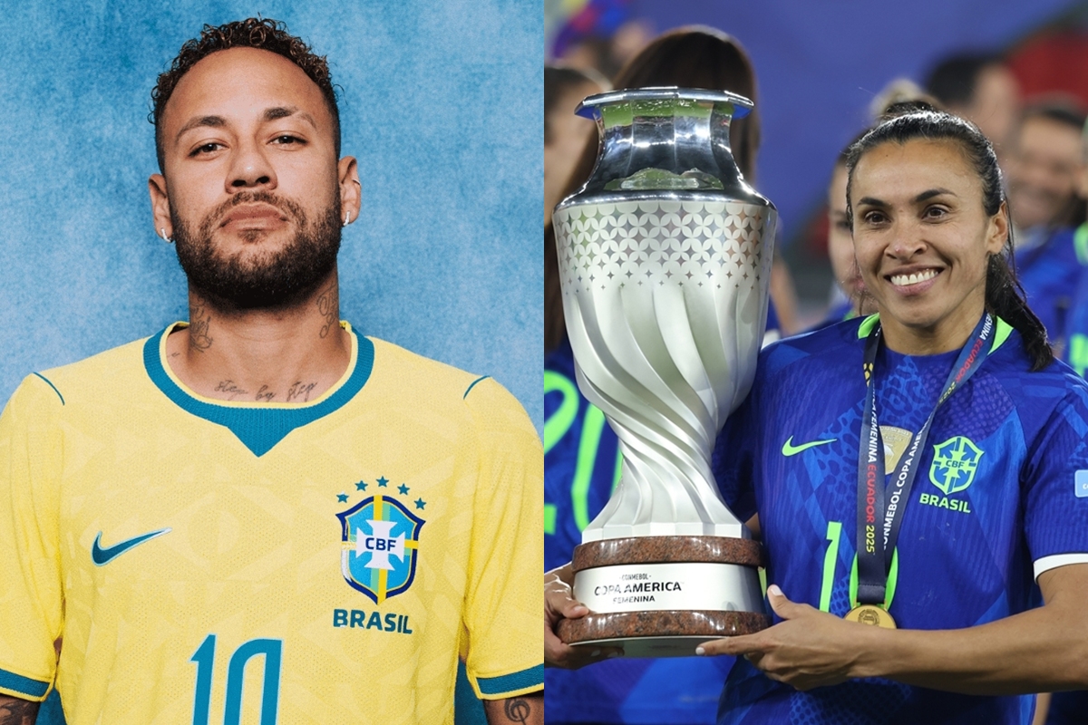 Marta é igual Neymar? Comparação viraliza e web defende jogadora 15 Internautas defendem Marta após comparação com Neymar