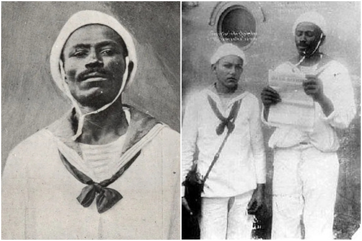João Cândido, "Almirante Negro", lendo carta com as reivindicações dos marinheiros - Metrópoles