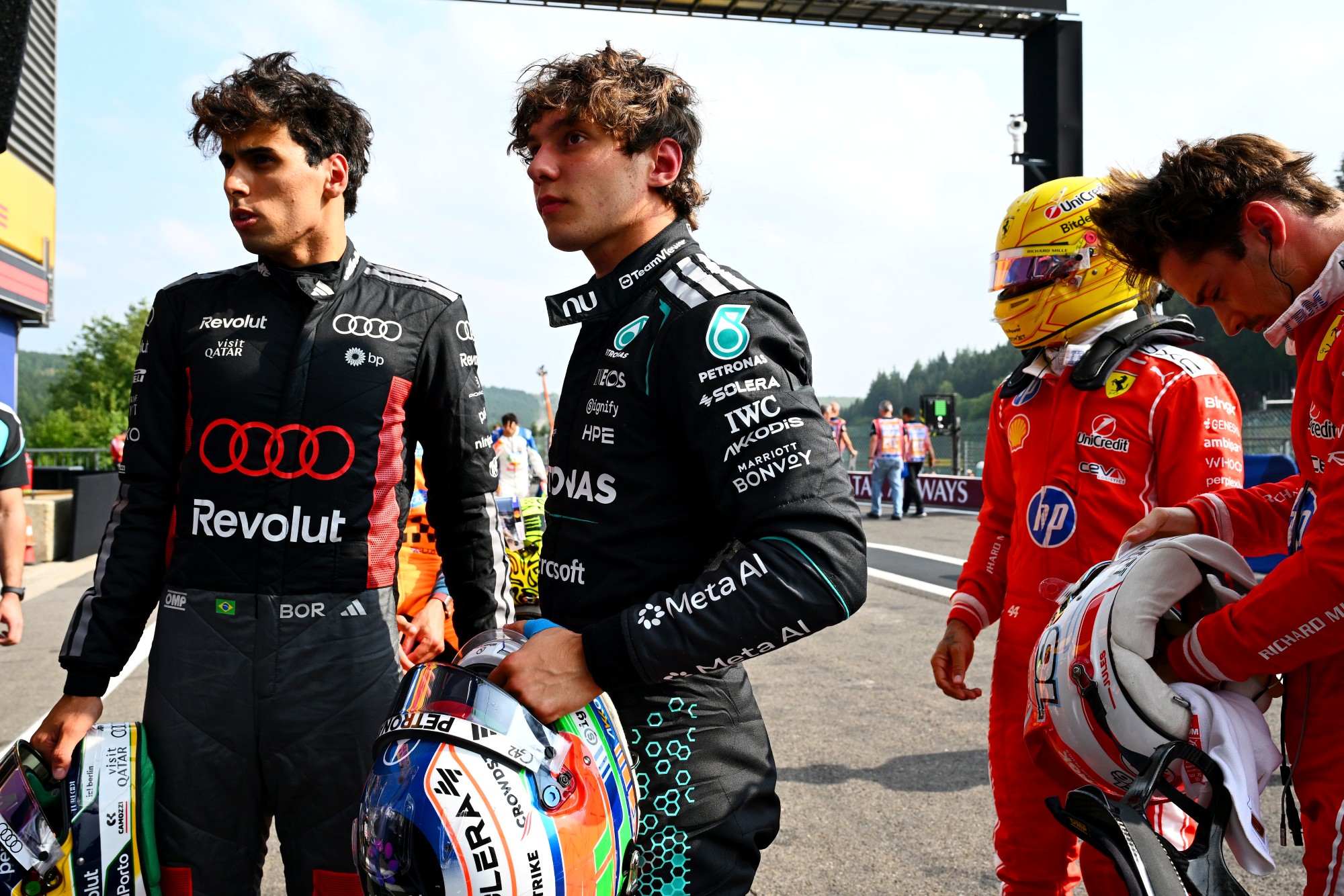 GP da Bélgica: Kimi Antonelli garante pole; Bortoleto fica em 9º 8 Antonelli e Bortoleto