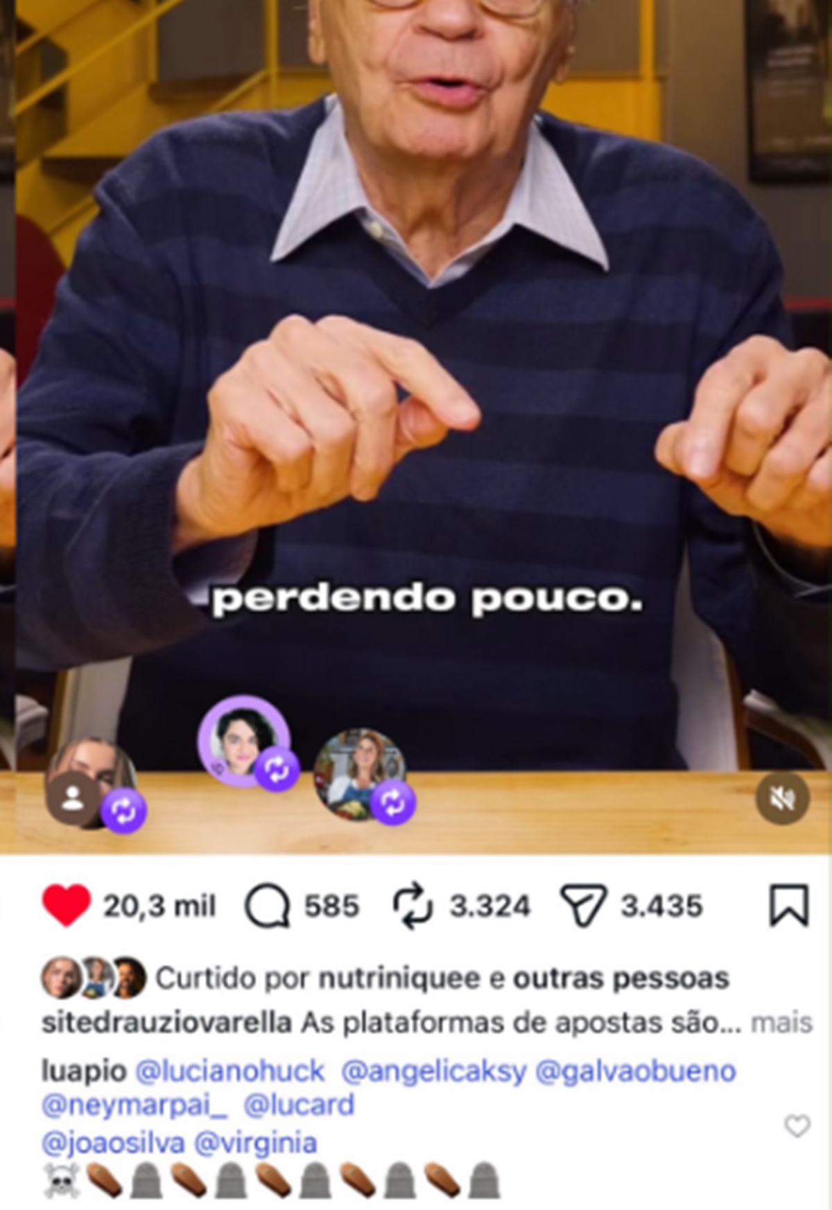 Luana Piovani marca famosos em publicação que critica bets