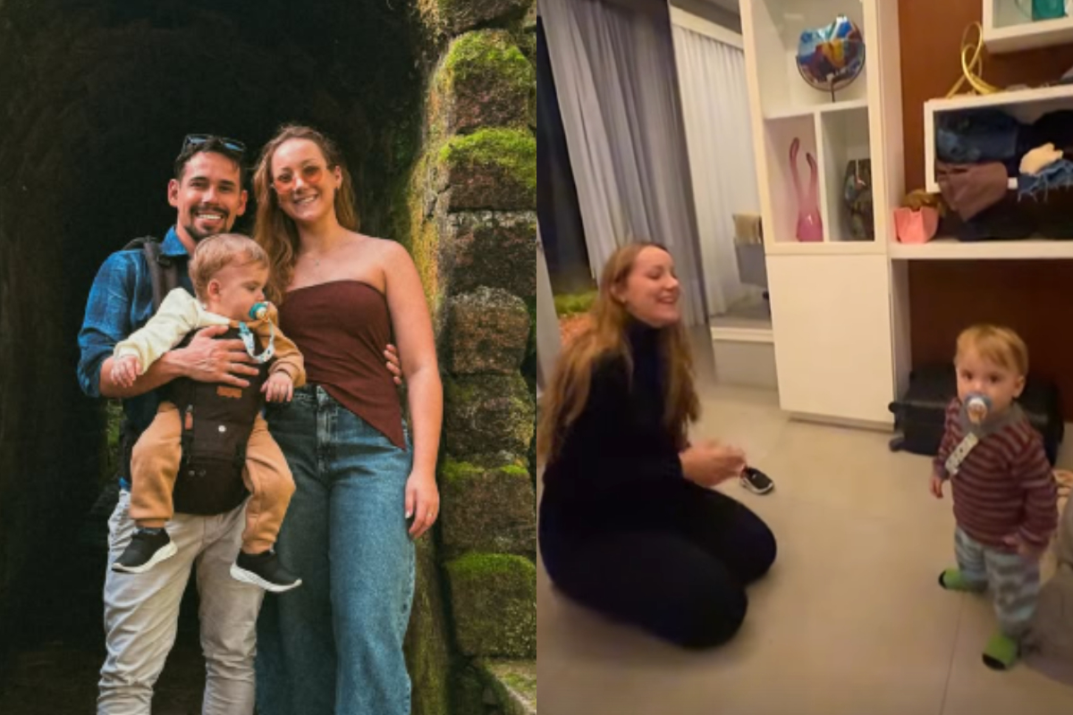 Viúvo de Isabel Veloso mostra momentos íntimos da noiva com o filho