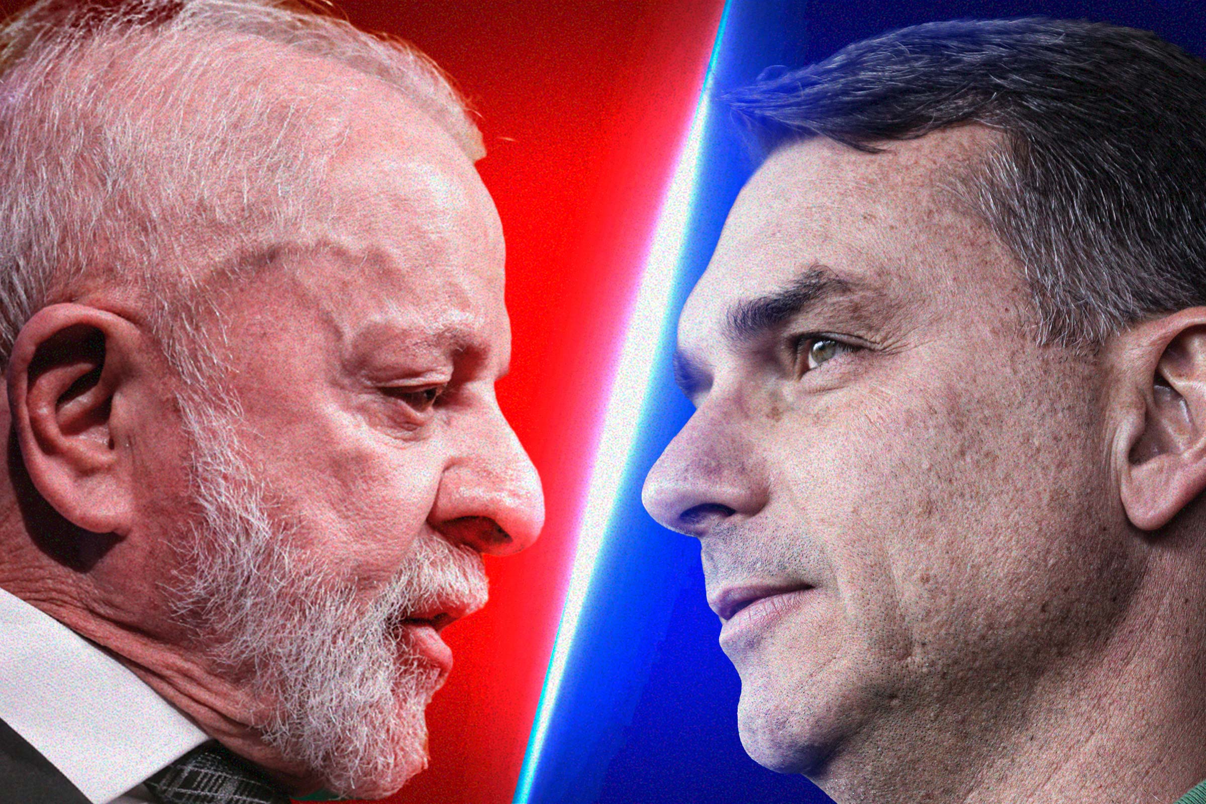 PT diz que Flávio tentou desfazer "ato de traição" com viagem aos EUA 12 Lula e Flávio Bolsonaro em cena pública
