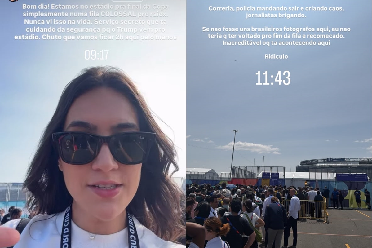 Copa: repórteres denunciam "caos" na entrada do estádio para a final