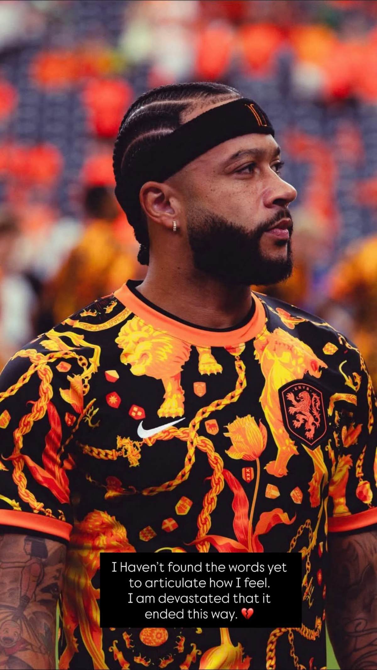 Foto colorida de Memphis Depay - Metrópoles