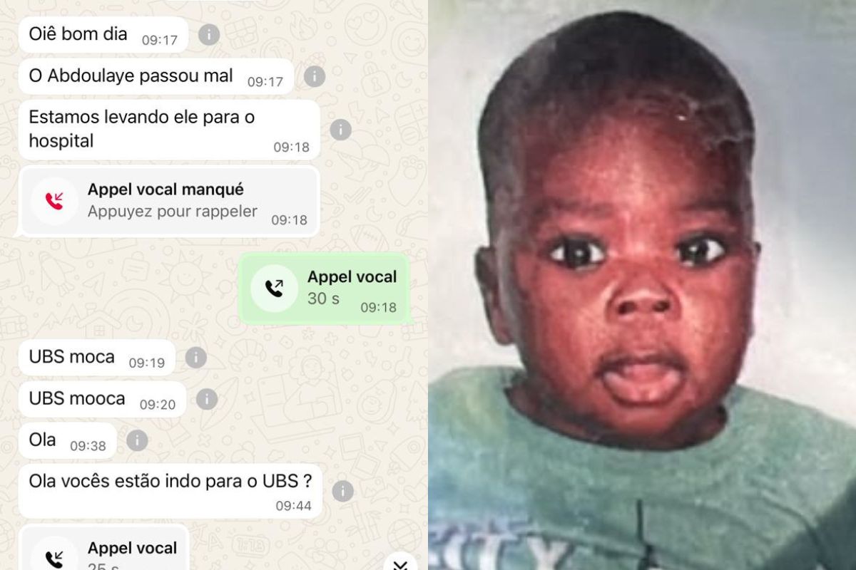 "Passou mal": mensagens mostram como creche avisou pai de bebê morto