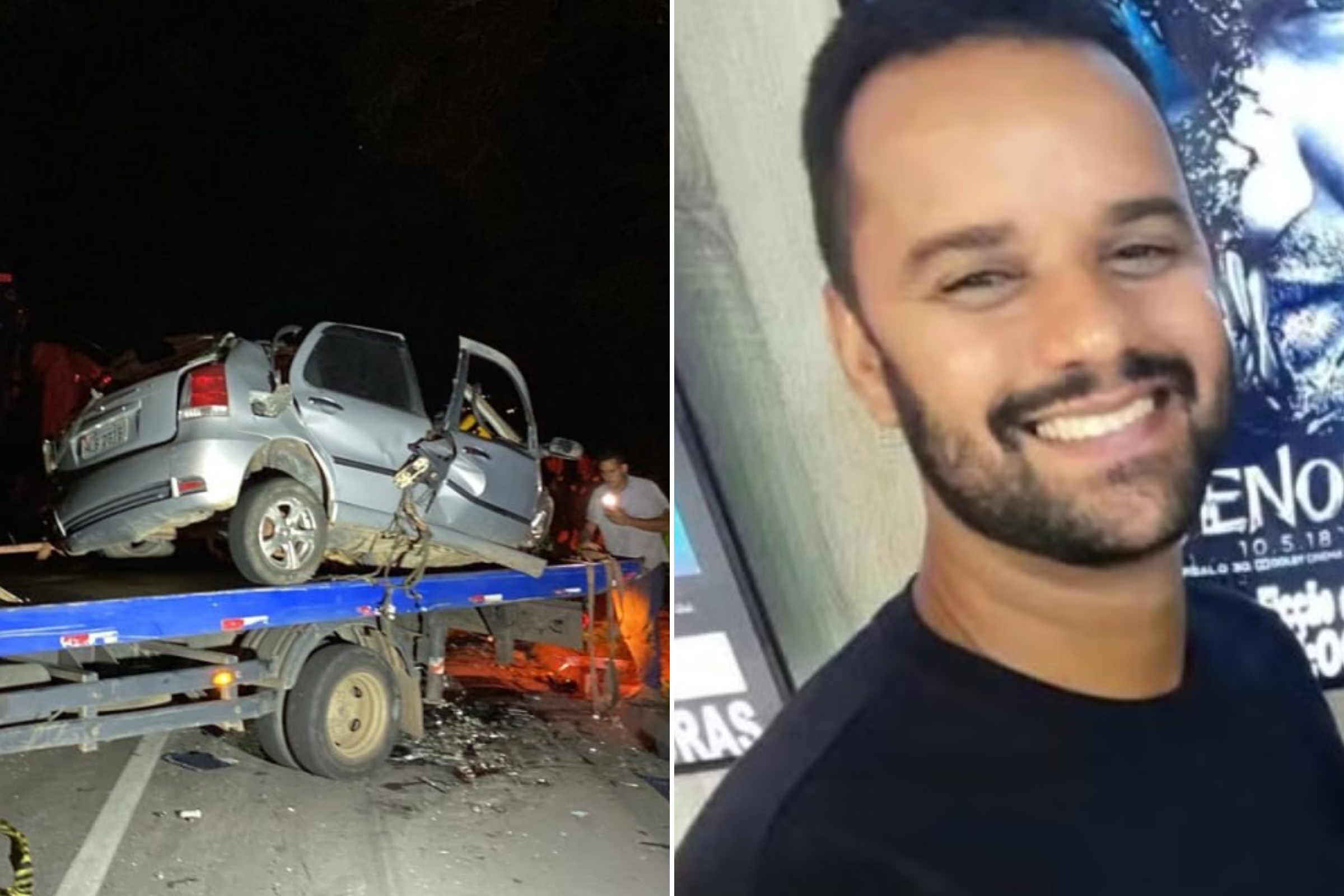 MG: policial morre a caminho do parto da esposa em acidente na BR-116