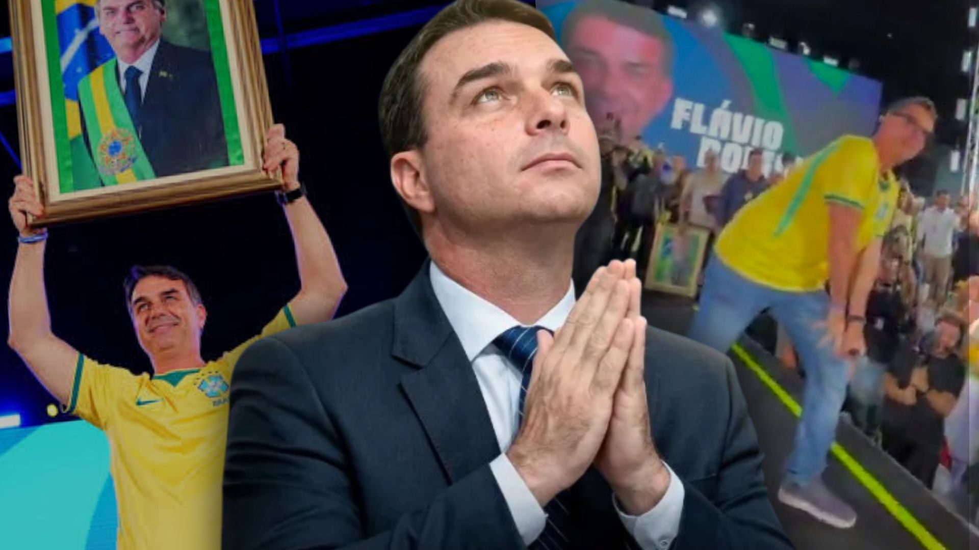 Sem comando, campanha de Flávio Bolsonaro é festival de erros