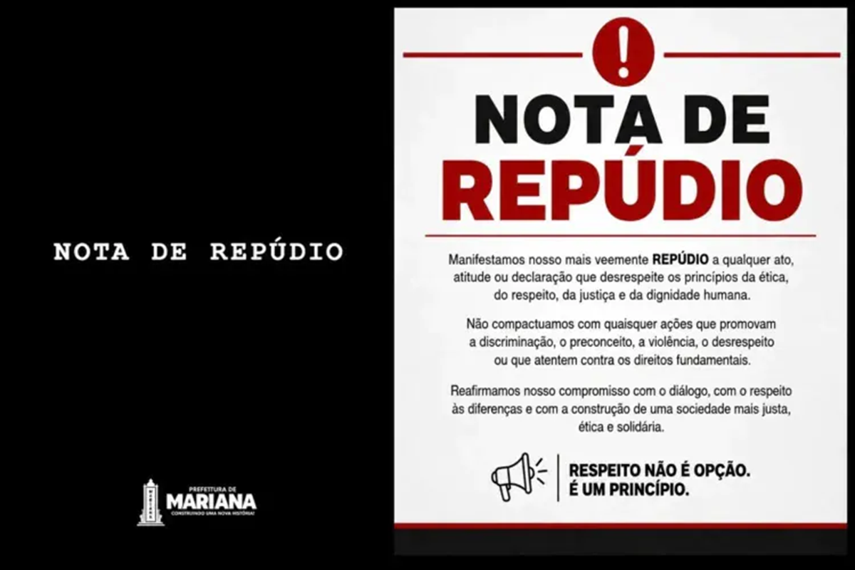 nota de repúdio agressão professora