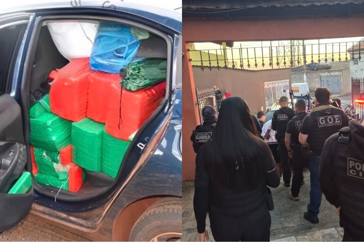 "Coiotes do tráfico" são presos após transportar 870 kg de maconha