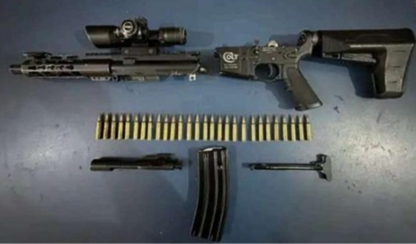 armas apreendidas na operação Quione