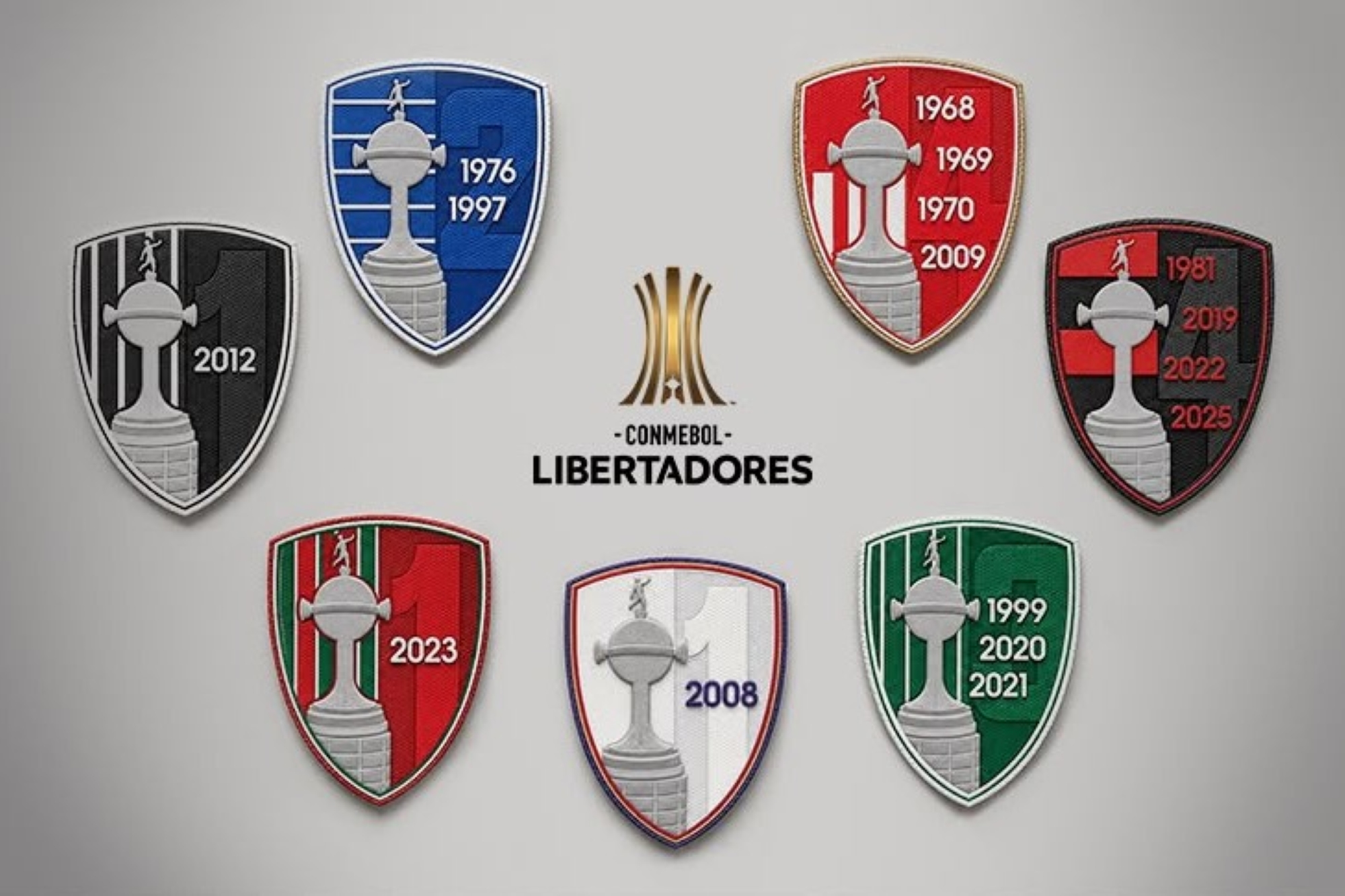 Conmebol cria novo patch personalizado para campeões da Libertadores