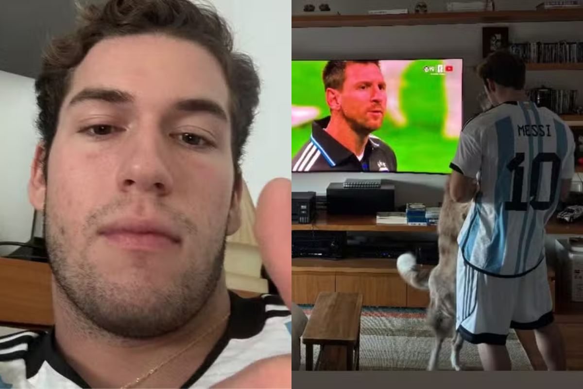 Pietro Antonelli rebate após críticas por torcer pela Argentina