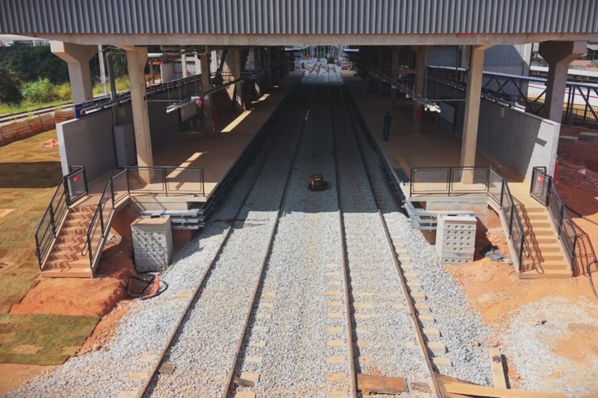 estação do metrô Nova Suiça em BH