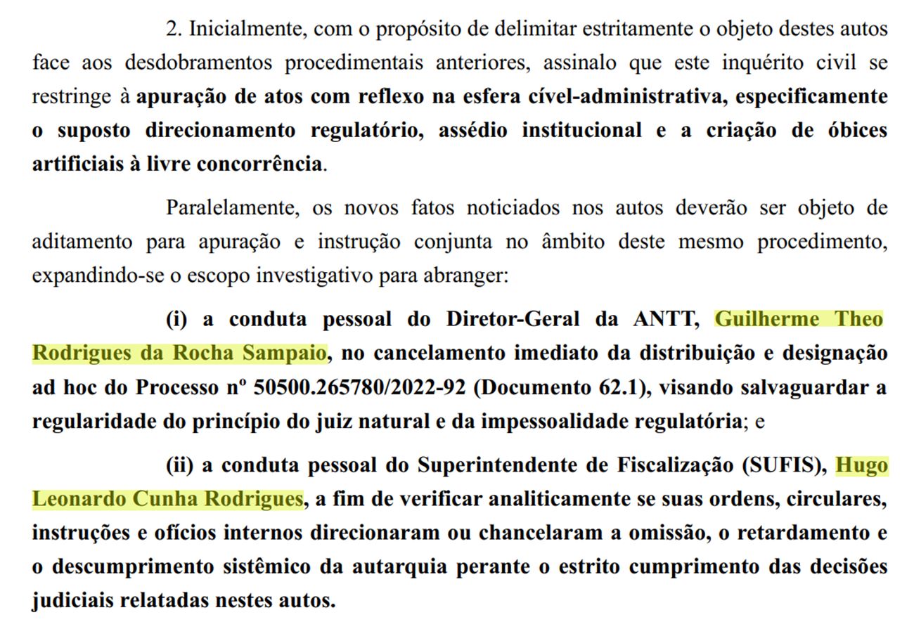 MPF investiga diretores da ANTT por suposto favorecimento a grandes empresas de ônibus