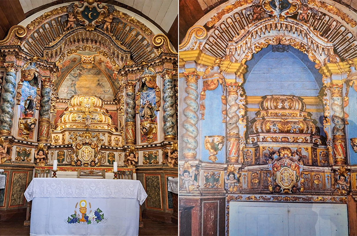A Igreja Matriz de São Bartolomeu, no distrito de São Bartolomeu, em Ouro Preto