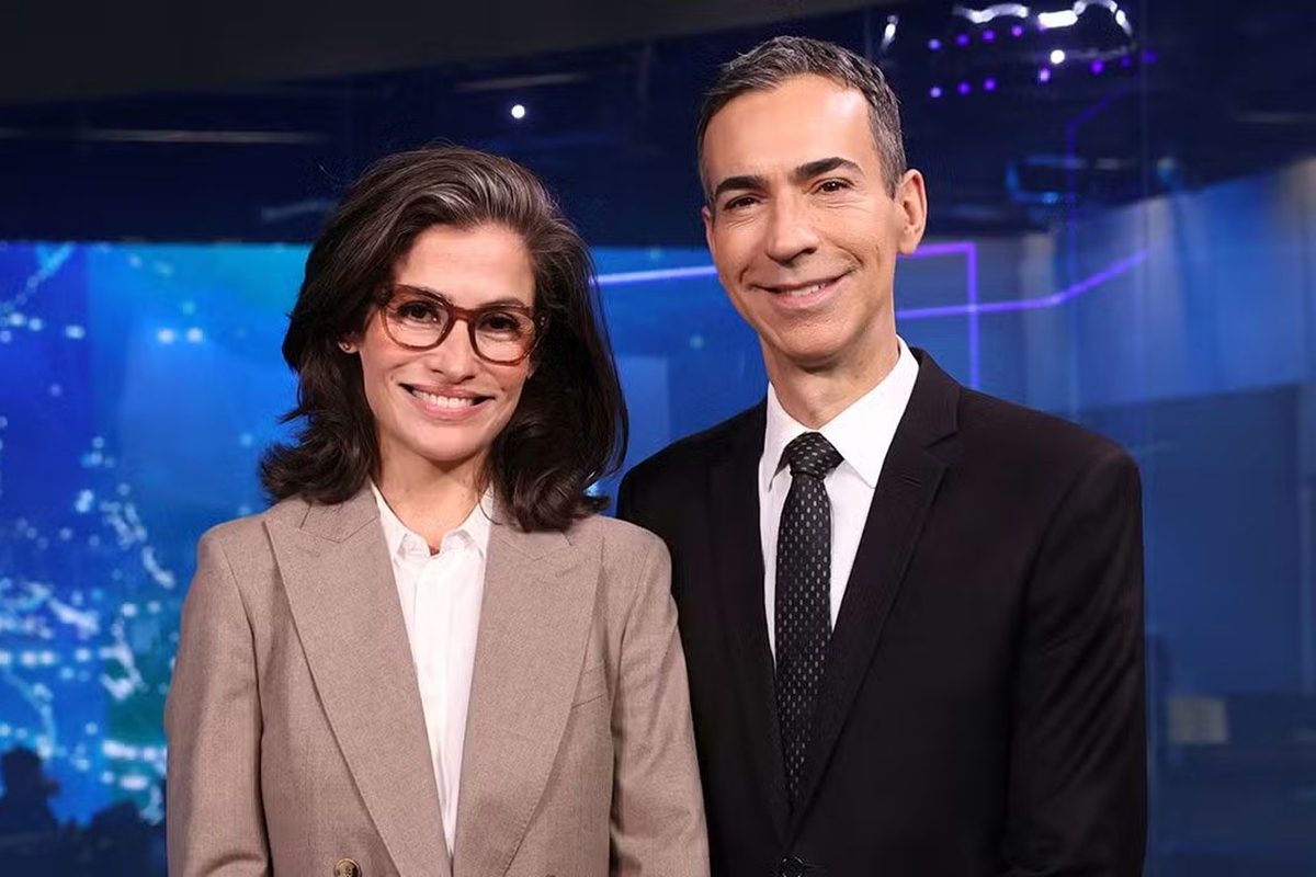 Tralli e Renata Vasconcellos se afastam do Jornal Nacional em julho