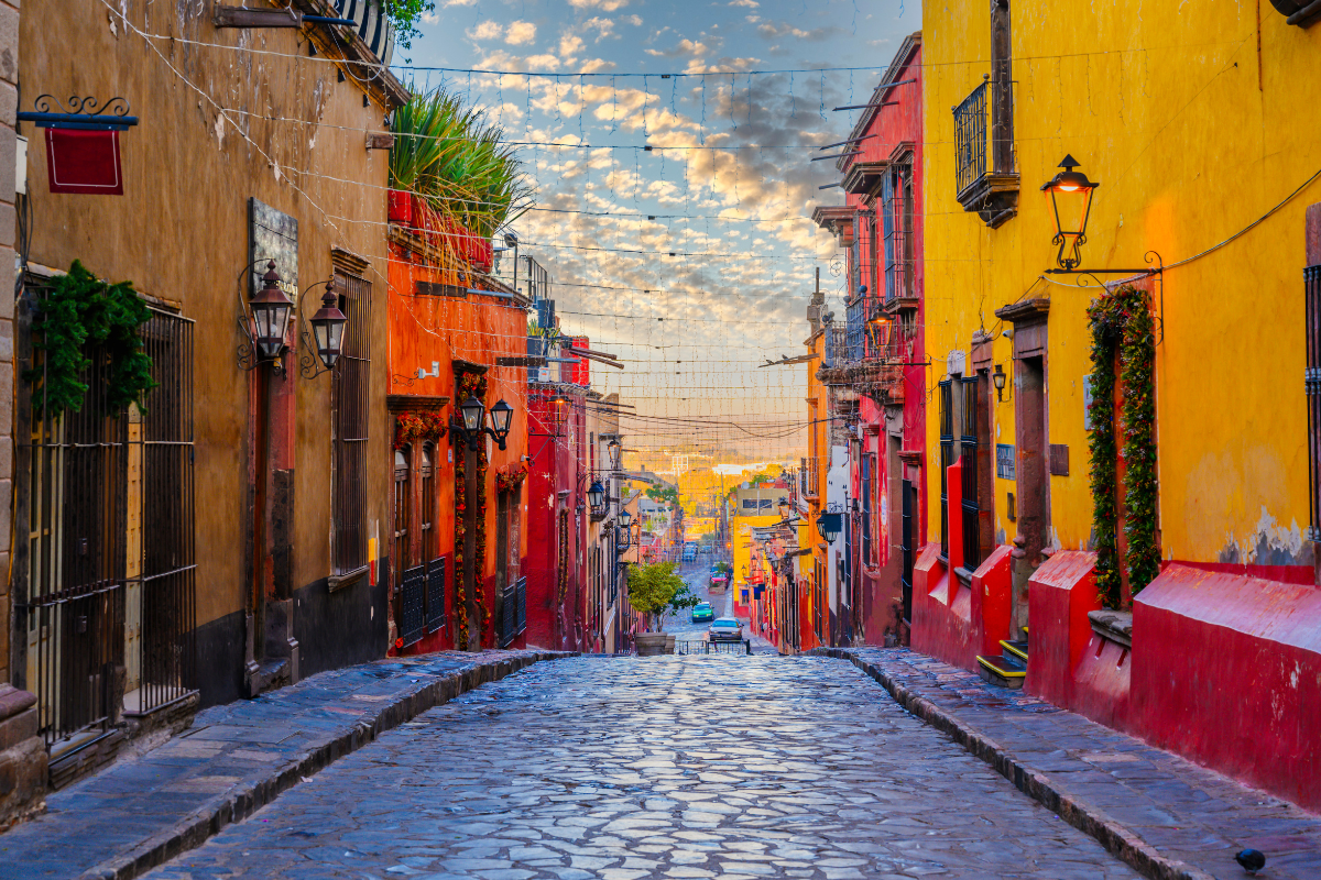 Cidade de San Miguel de Allende, no México