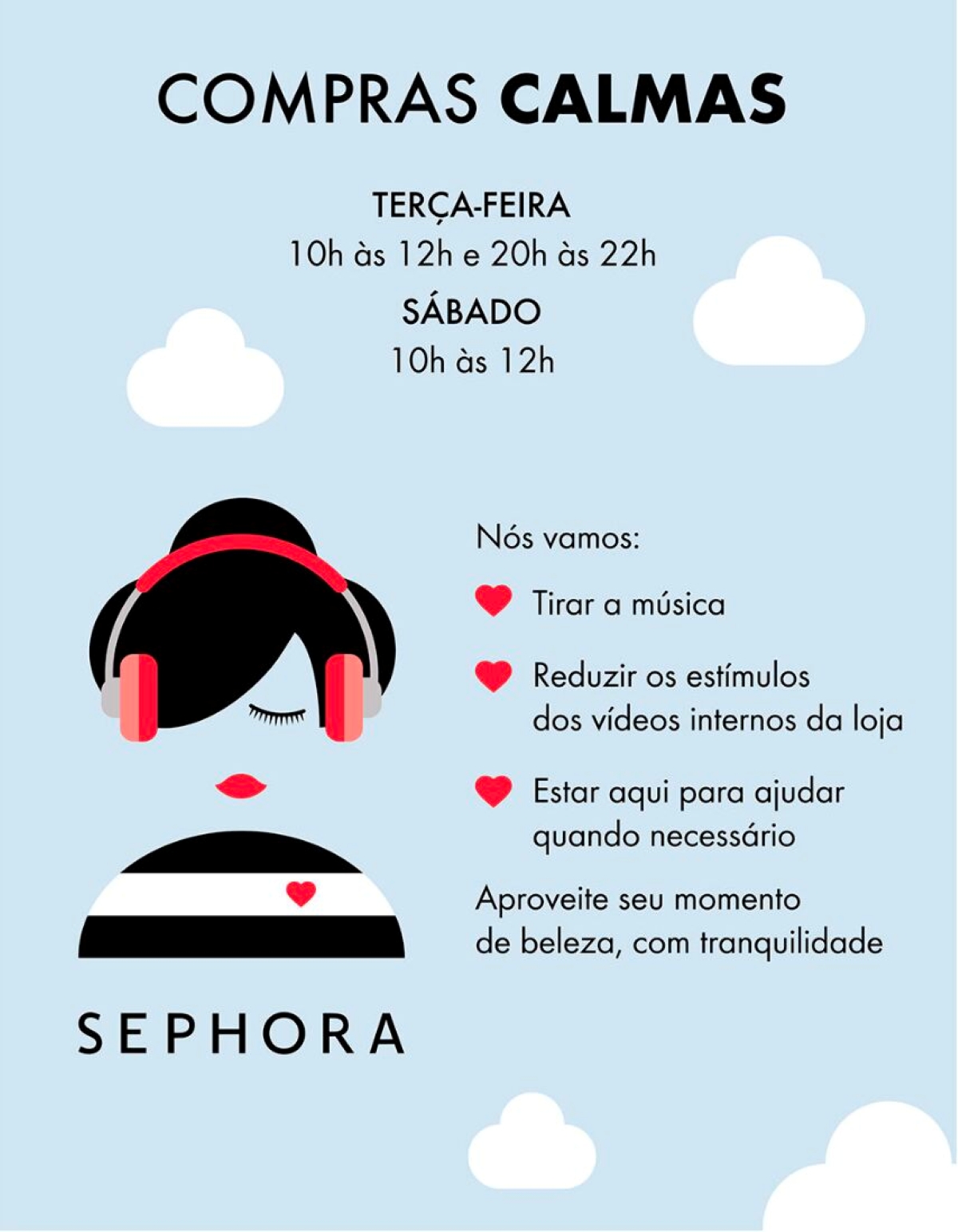 sephora horario especial neurodivergentes - metrópoles
