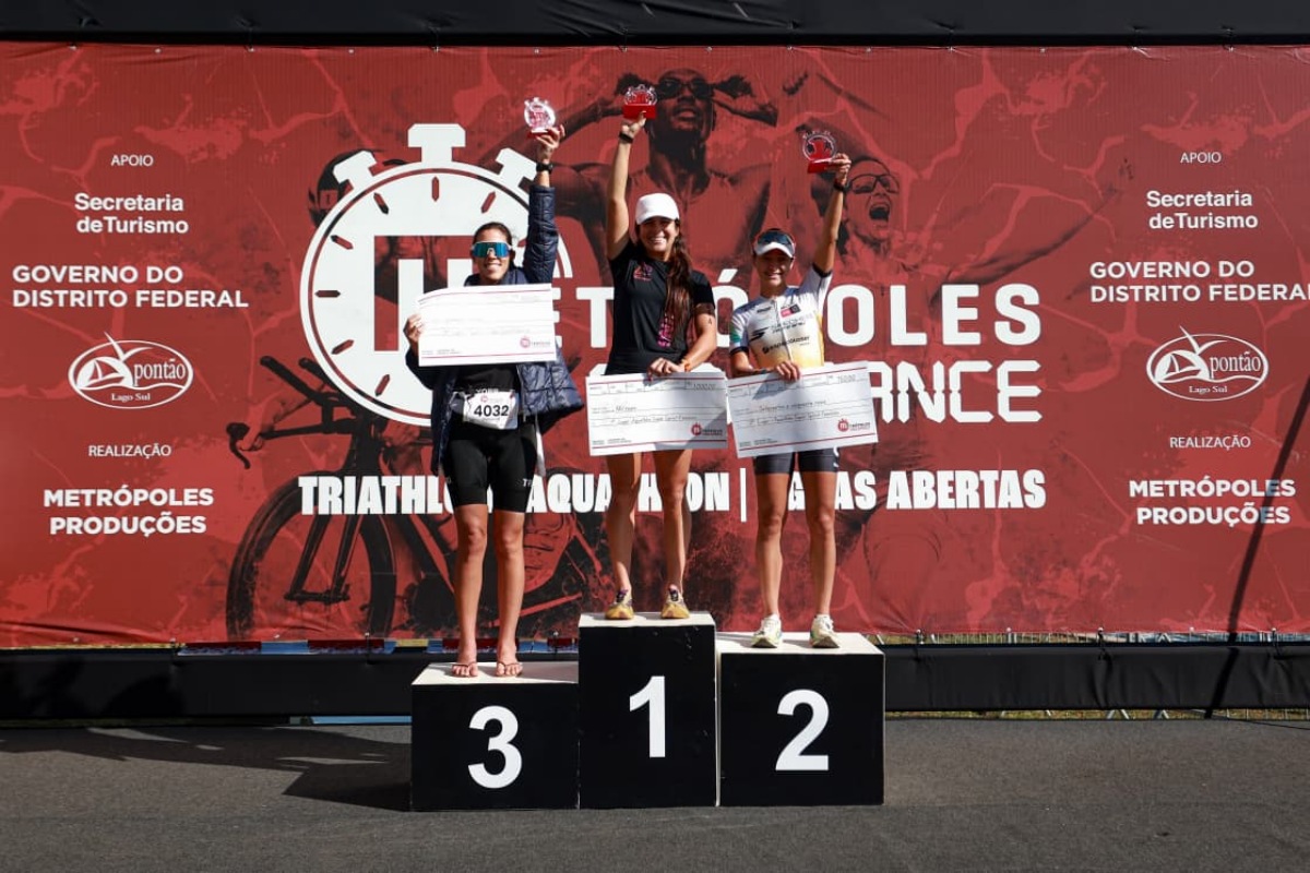 Metrópoles Endurance: confira os pódios deste sábado (25/7) 16 Pódio do Sprint Feminino