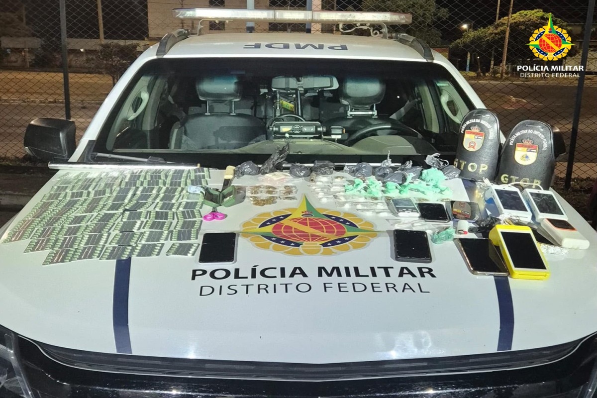 Homem é preso com maconha, cocaína e 700 comprimidos de Rohypnol no DF