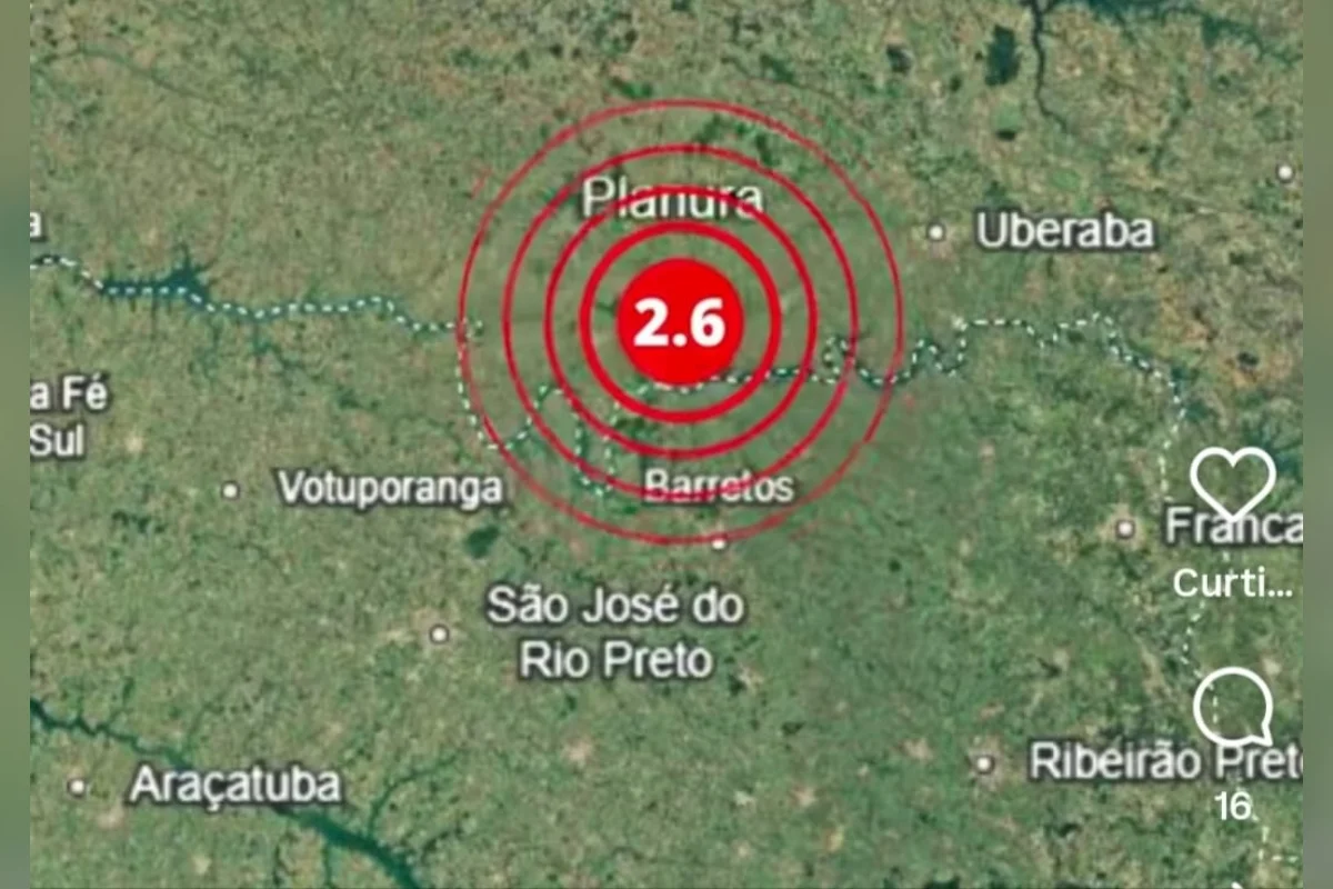 MG registra três tremores de terra em apenas quatro dias