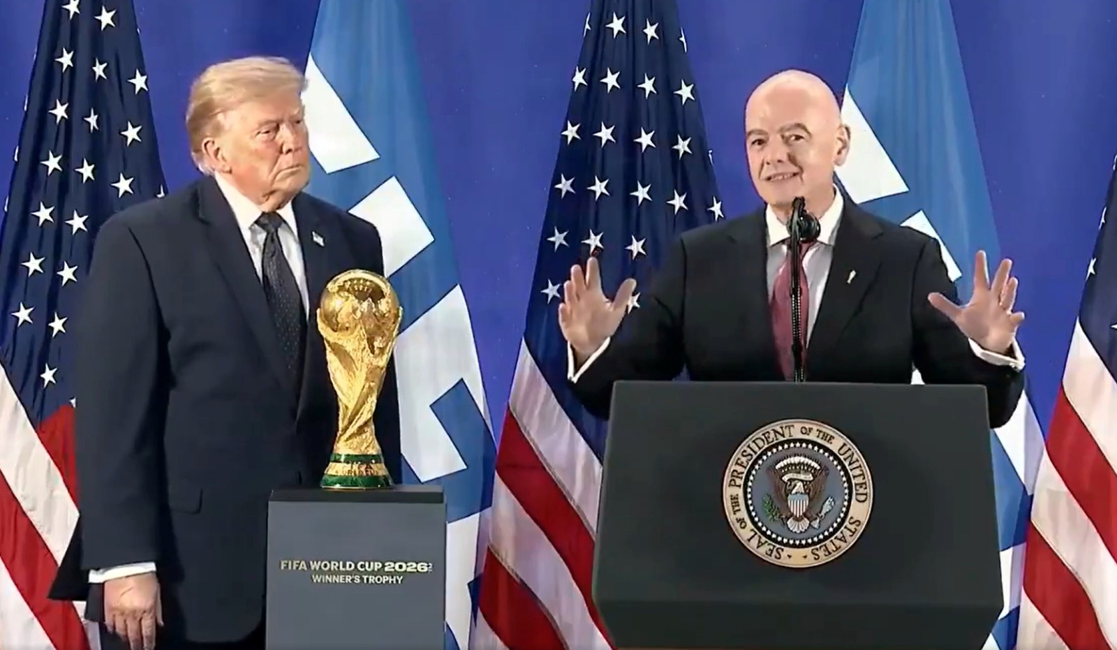 Trump sugere nova Copa do Mundo nos EUA: “México e Canadá de fora”