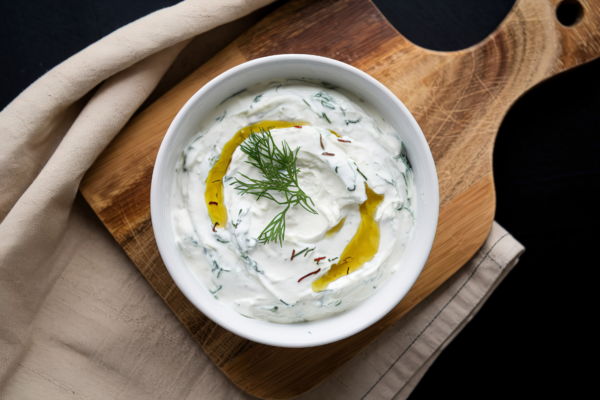 Tzatziki é um molho grego