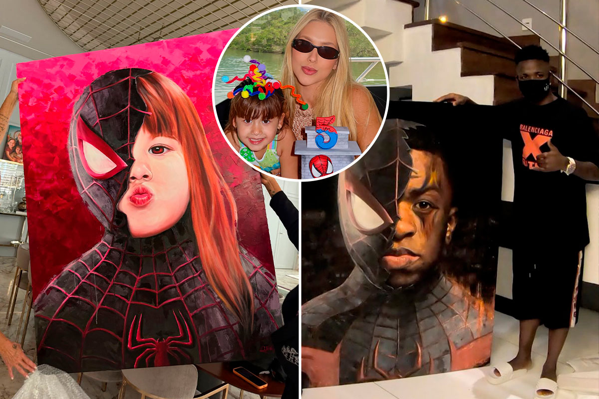 Filha de Virginia ganha quadro igual ao de Vini Jr e fãs teorizam