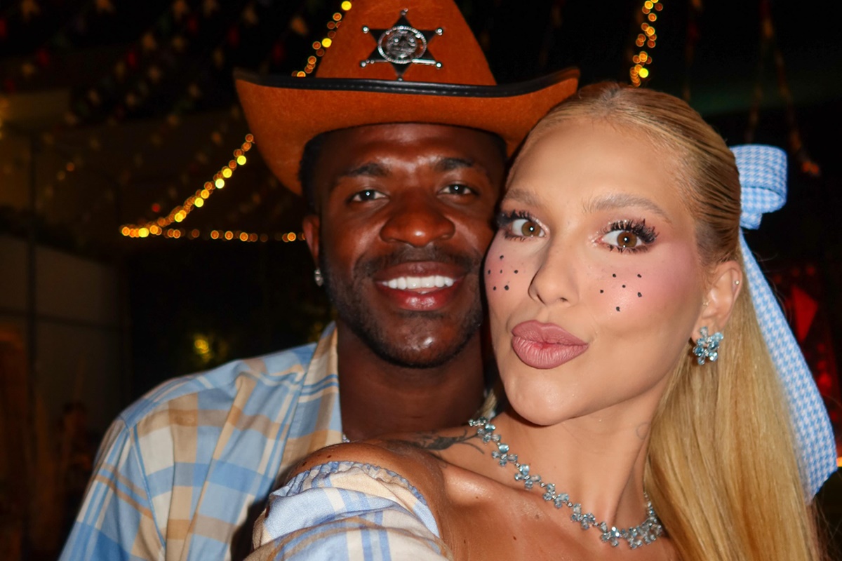 Fotos: Virginia e Vini Jr. posam durante festa julina no Rio