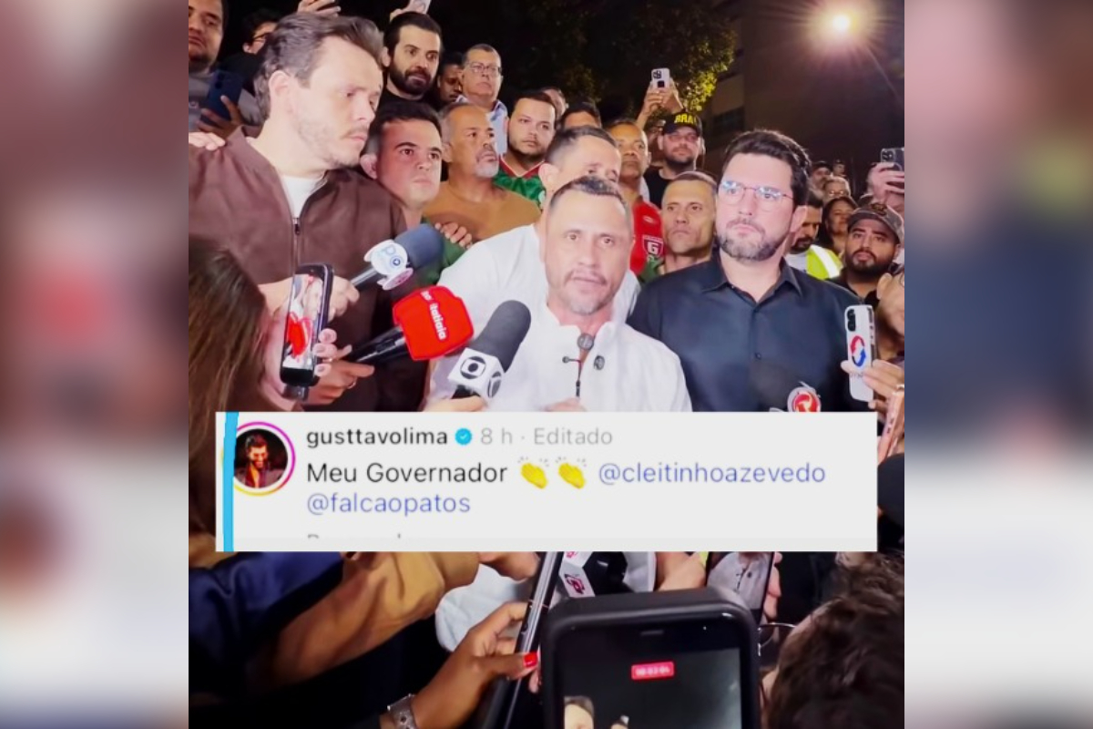 Imagem vinculada ao feed original: Cleitinho celebra apoio de Gusttavo Lima em luta por candidatura em MG