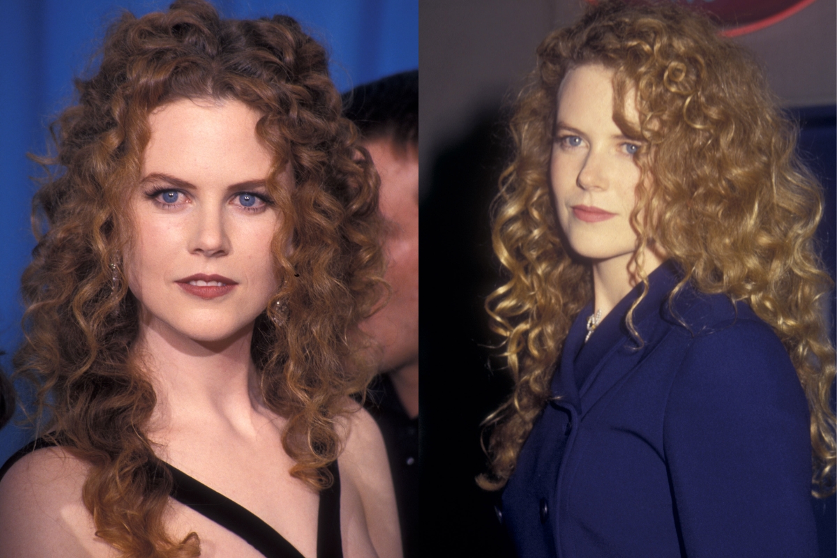 Nicole Kidman aparece com cabelo natural e cachos chamam atenção
