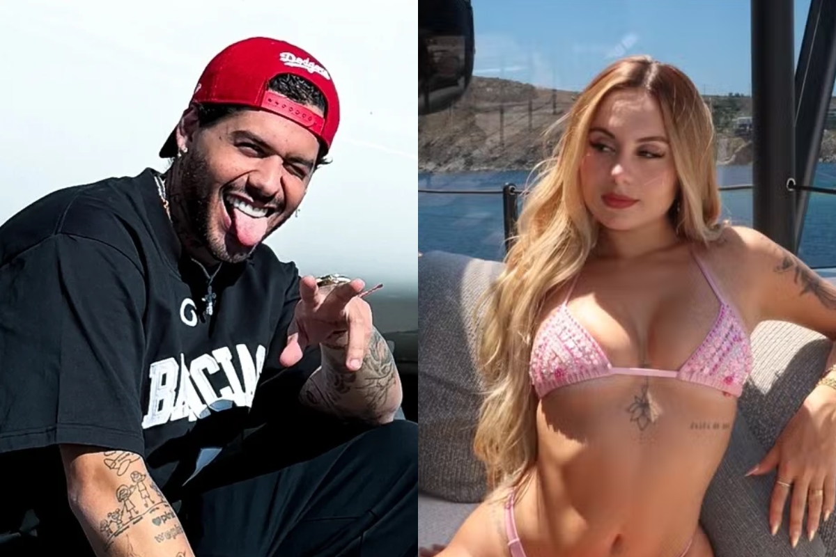 Zé Felipe é flagrado aos beijos com ex-namorada de Orochi no Rio