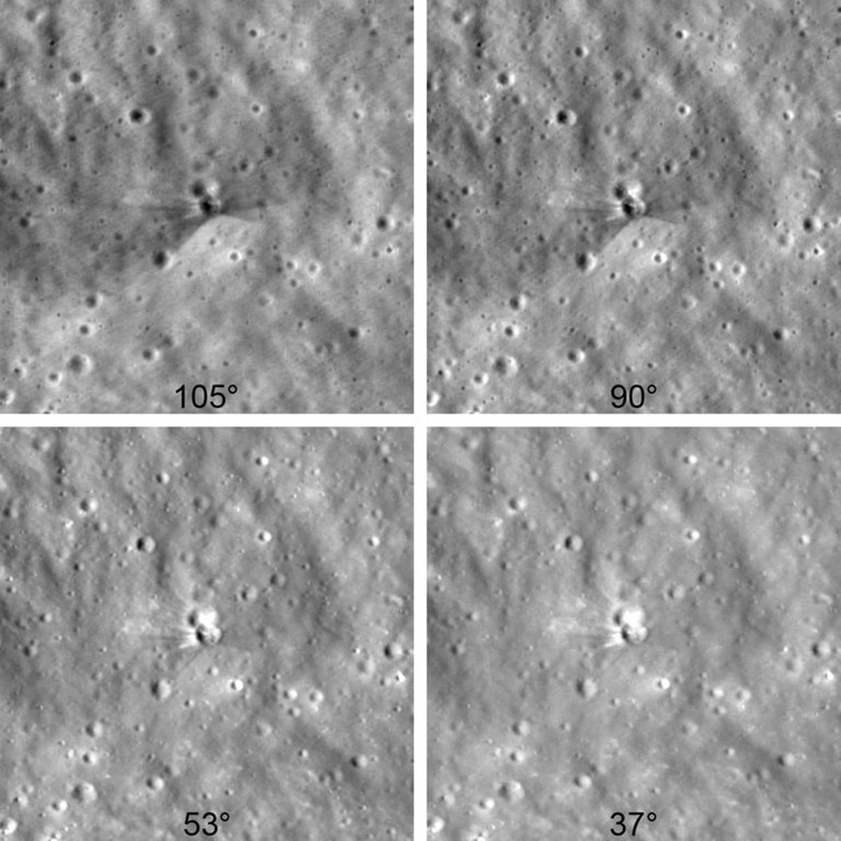 Nasa divulga imagens de cratera deixada por foguete na Lua