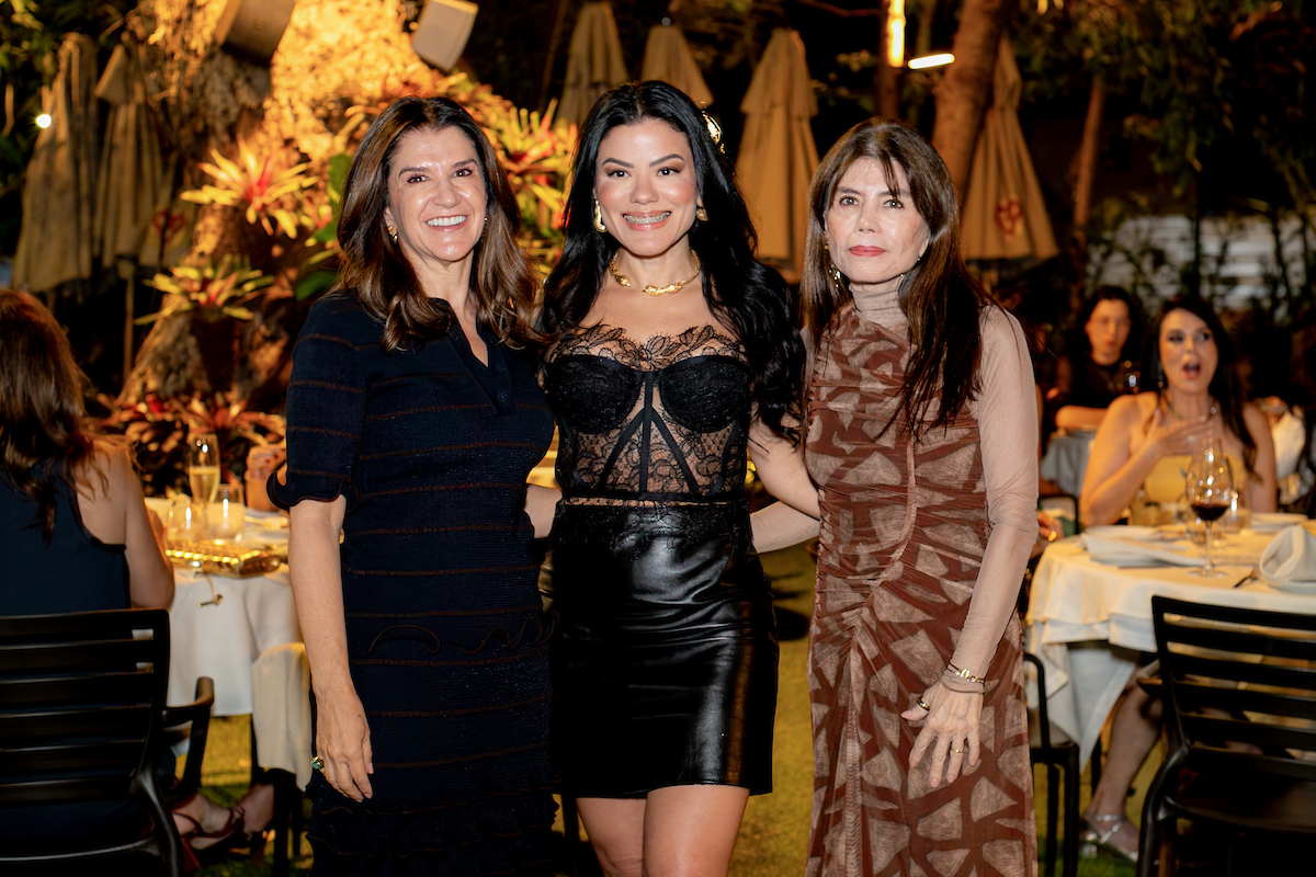 Lara Calaça, Juliana Dias e Márcia Nabut