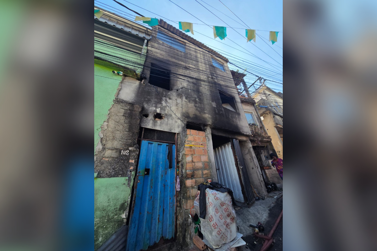 incêndio barracão Aglomerado da Serra