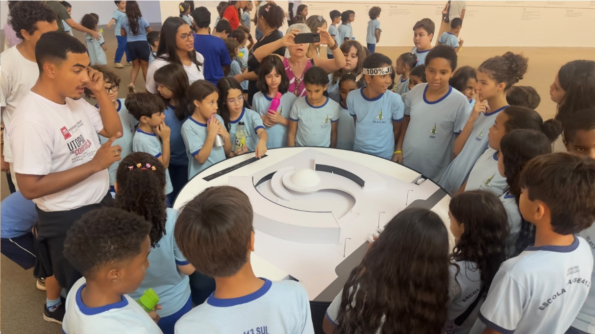 Alunos do tuno vespertino da Escola 413 sul