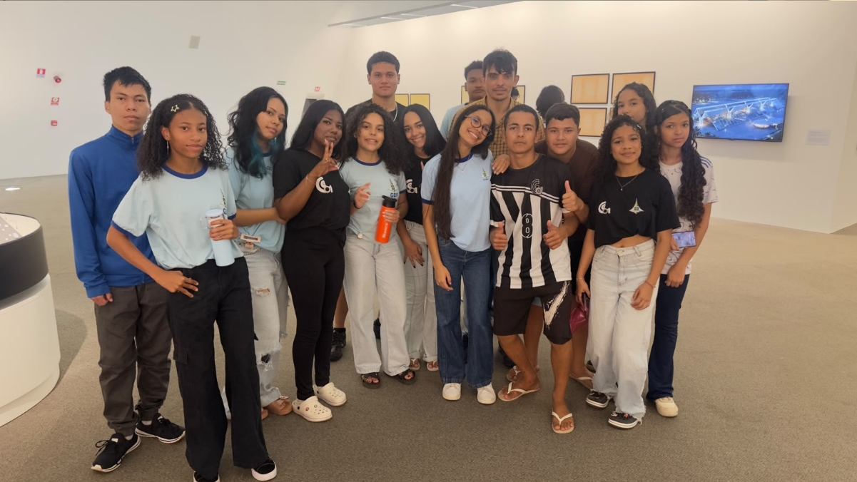 Professor Fernando Aquino, do Centrão, da São Sebastião, doutorando na UNB, em Arte e Tecnologia