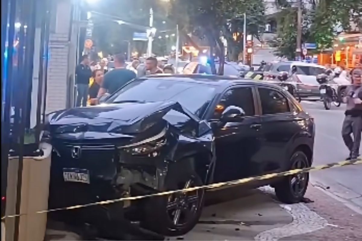 Homem atropela 3 pessoas e mata mulher de 79 anos em Santos