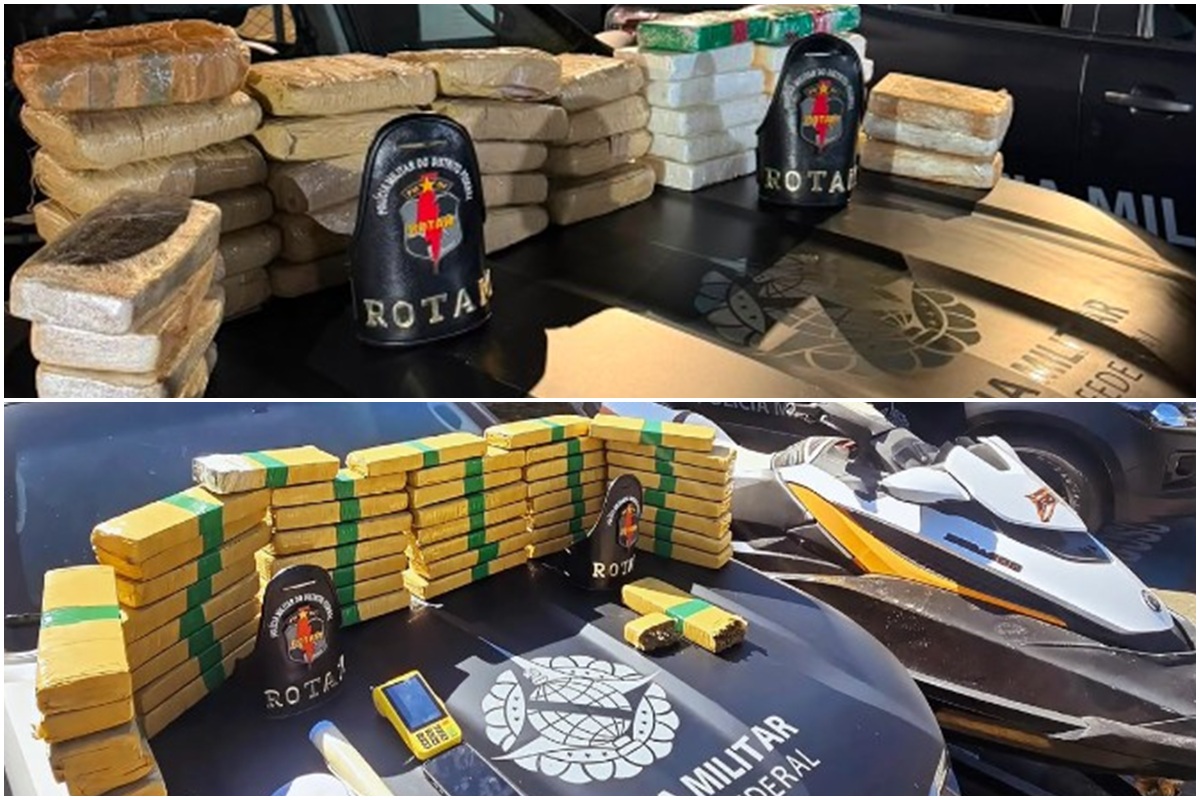 Ação policial desmantela tráfico e apreende R$ 1 milhão em drogas no DF