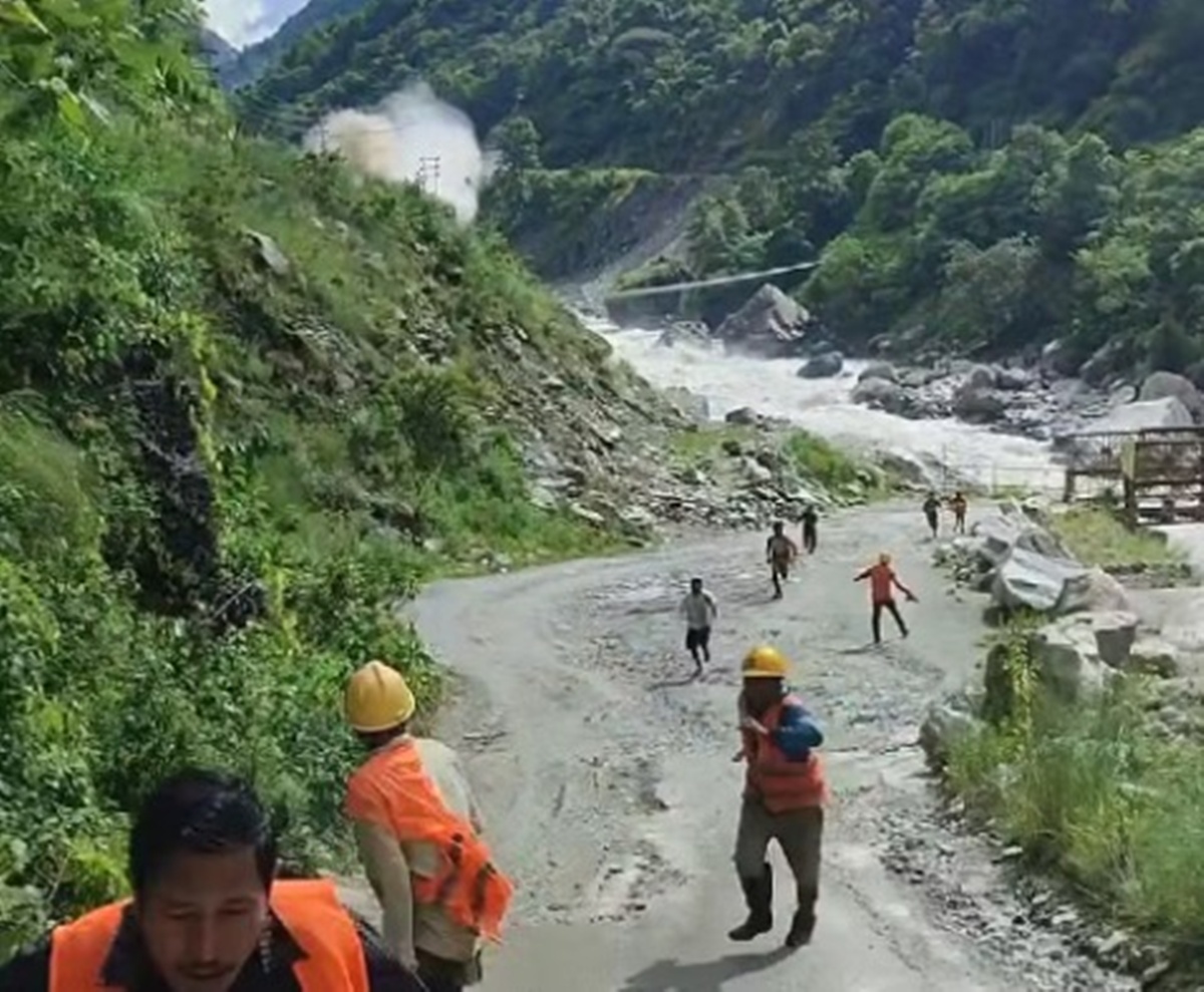 Funcionário de hidrelétrica filma fuga desesperada em avalanche no Nepal - QTU Questões do Universo
