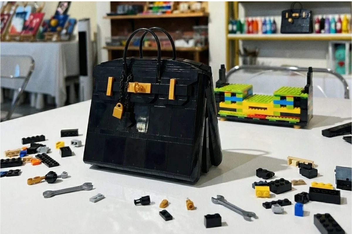 Birkin, icônica bolsa da Hermès, é reinterpretada e ganha versão em lego