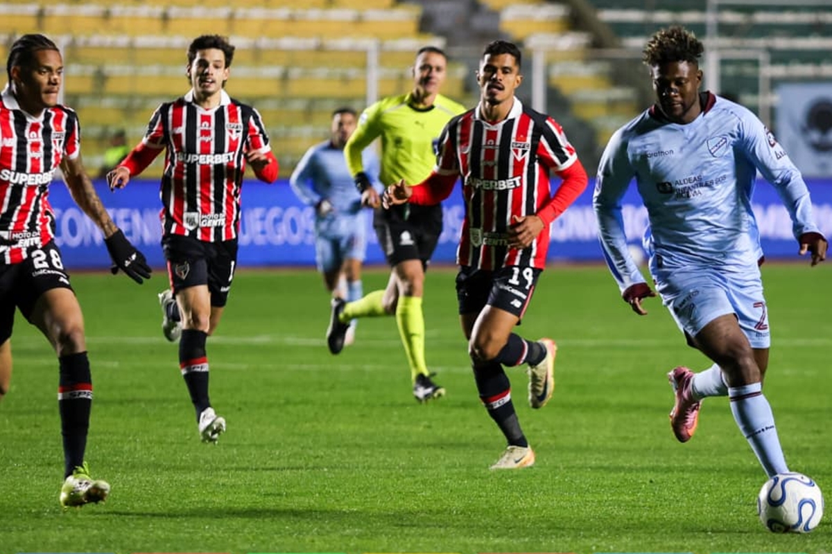 Empate tenso na altitude: São Paulo e Bolívar ficam no 1 a 1 pela Sul-Americana
