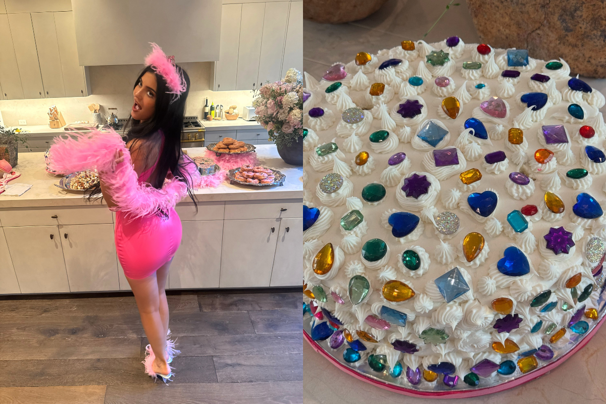 Bolo de Kylie Jenner rouba a cena em comemoração de aniversário